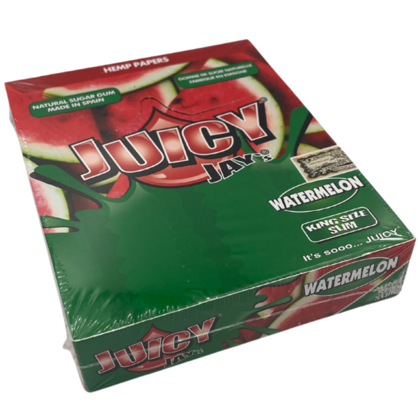 JUICY JAY'S WATERMELON KS SLIM BOX/24 - 32 leaves - Image 3