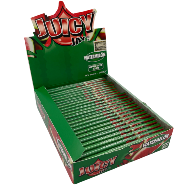 JUICY JAY'S WATERMELON KS SLIM BOX/24 - 32 leaves