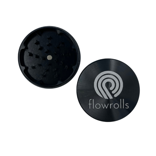 Młynek Flowrolls 63mm 2 części Czarny Basic - Image 2