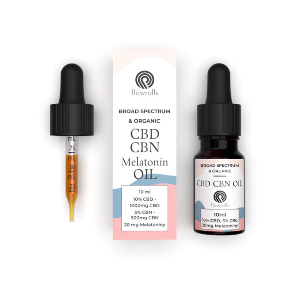 Olejek Konopny Full Spectrum CBD 10% + CBN 5% + Melatonina - Image 2