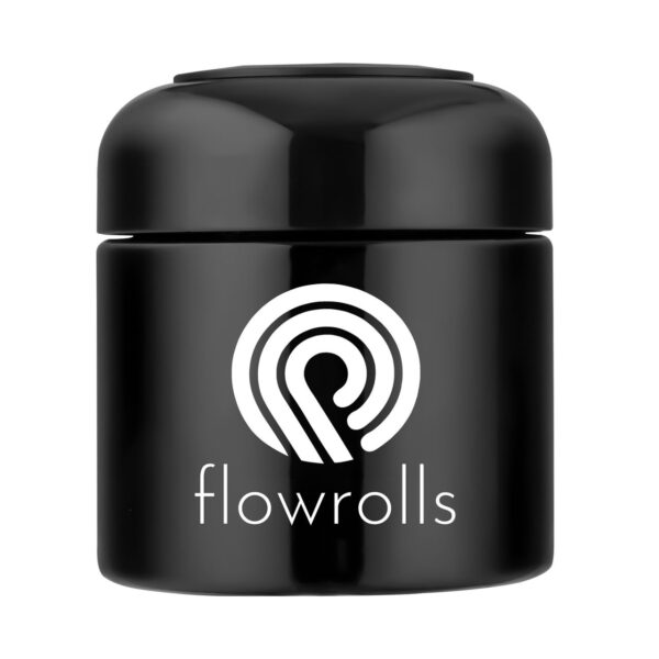 FlowVac - Szklany Pojemnik do Kontroli Wilgoci Suszu Medycznej Marihuany 100ml